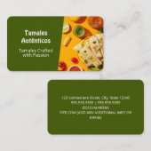 Tarjetas de Negocio Tamales Visitekaartje (Voorkant / Achterkant)
