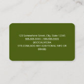 Tarjetas de Negocio Tamales Visitekaartje (Achterkant)