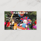 Tarjetas de negocio Tamales Visitekaartje (Achterkant)