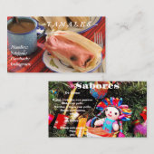 Tarjetas de negocio Tamales Visitekaartje (Voorkant / Achterkant)