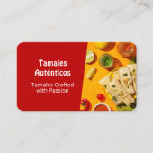 Tarjetas de Negocio Tamales Visitekaartje (Voorkant)