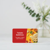 Tarjetas de Negocio Tamales Visitekaartje (Staand voorkant)