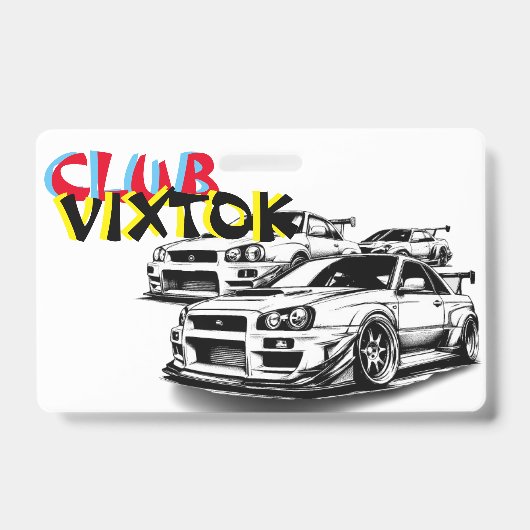 Tarjetas de presentación badge (Voorzijde)