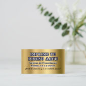 Tarjetas de Presentacion para Negocio Visitekaartje (Staand voorkant)