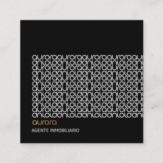 TARJETAS DE VISITA VIERKANTE VISITEKAARTJE