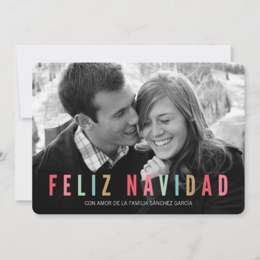 Tarjetas Navideñas DE Foto | Feliz Navidad Feestdagenkaart (Voorkant)