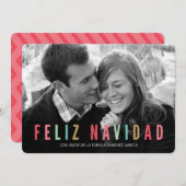 Tarjetas Navideñas DE Foto | Feliz Navidad Feestdagenkaart (Voorkant / Achterkant)