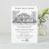 Tarjetas Personalizadas Para Apertura de Casa Kaart (Staand voorkant)