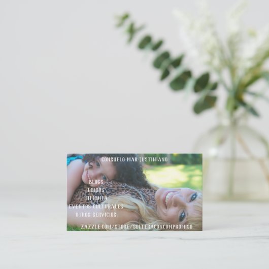 tarjetas visitekaartje (Staand voorkant)