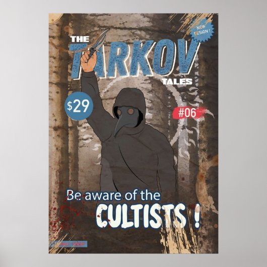 Tarkov Tales 06 Ontsnapping uit Tarkov Cultis Poster (Voorkant)
