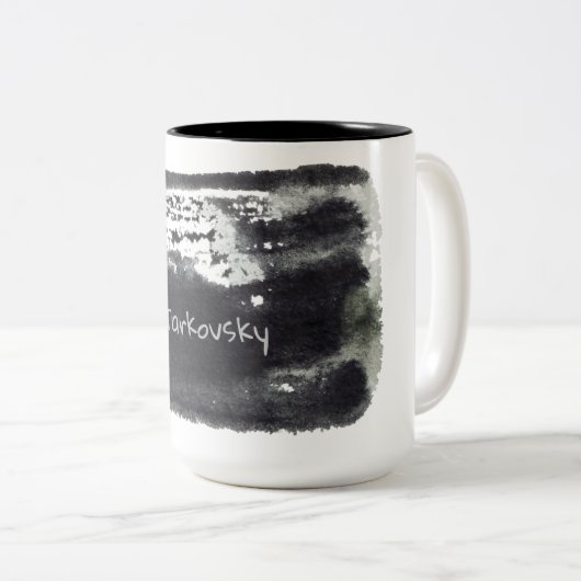 Tarkovsky Tweekleurige Koffiemok (Voorkant rechts)