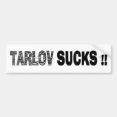 TARLOV SUCKS BUMPERSTICKER (Voorkant)