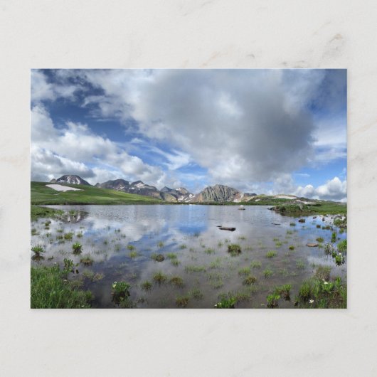 Tarn boven Elk Creek Canyon op de Continental Div Briefkaart (Voorkant)