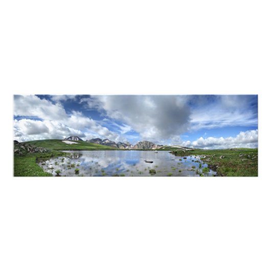 Tarn boven Elk Creek Canyon op de Continental Div Foto Afdruk (Voorkant)