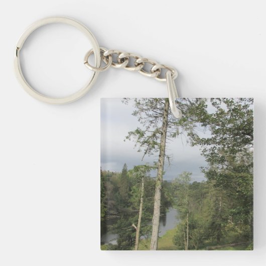 Tarn Hows Trees Acrylkey Ring Sleutelhanger (voorkant)