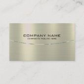 Tarnished Gold Metallic Background Visitekaartje (Voorkant)