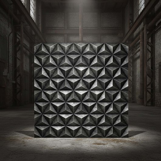 Tarnished Steel Industrial Geometric #18 ID1227 Tegeltje