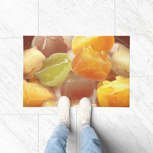 Taro Bal Dessert Illustratie Deurmat (Binnen)