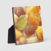 Taro Bal Dessert Illustratie Fotoplaat (Voorkant)