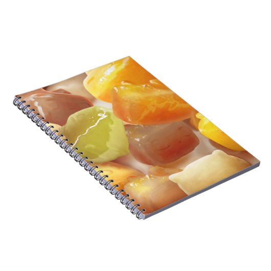 Taro Bal Dessert Illustratie Notitieboek (Rechterzijde)