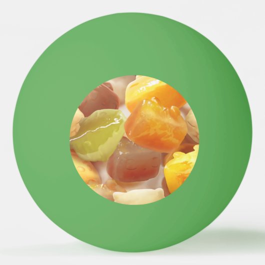 Taro Bal Dessert Illustratie Pingpongbal (Voorkant)