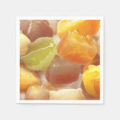 Taro Bal Dessert Illustratie Servet (Voorkant)