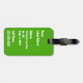 Taro Fields, Hanalei, Kauai, Hawaii Bagagelabel (Achterkant horizontaal)