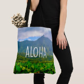 Taro Fields, Hanalei, Kauai, Hawaiian Beach Bag Tote Bag (Dichtbij)