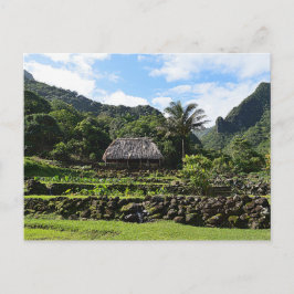 Taro Garden in Limahuli Garden, Kauai Briefkaart