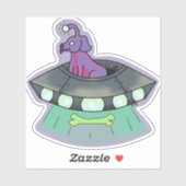 Taro the Alien Dog Sticker (Vel)