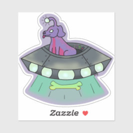 Taro the Alien Dog Sticker
