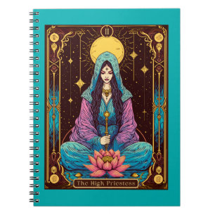 Taroillustratie, de Hogepriesteres Notitieboek