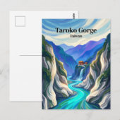 Taroko-kloof Taiwan Briefkaart (Voorkant / Achterkant)