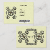 TAROT 2 metallisch goud Visitekaartje (Voorkant / Achterkant)