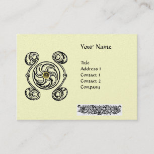 TAROT 2 metallisch goud Visitekaartje