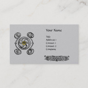 TAROT 2-monogram parelpapier Visitekaartje
