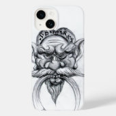 TAROT/ANTIEK FANTASY GROTESQUE MASK Black White Case-Mate iPhone Case (Achterkant)