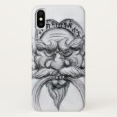 TAROT/ANTIEK FANTASY GROTESQUE MASK Black White Case-Mate iPhone Case (Achterkant)