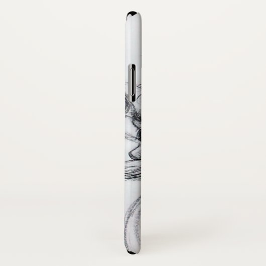 TAROT/ANTIEK FANTASY GROTESQUE MASK Black White Case-Mate iPhone Case (Achterkant / rechts)