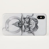 TAROT/ANTIEK FANTASY GROTESQUE MASK Black White Case-Mate iPhone Case (Achterkant (horizontaal))