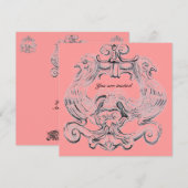 TAROT/ANTIEK FLORENTINE GROTESQUE FANTASY KAART (Voorkant / Achterkant)