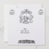 TAROT/ANTIEK FLORENTINE GROTESQUE Zwart wit Kaart (Achterkant)