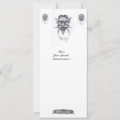 TAROT/ANTIEK GROTESQUE FANTASY Black White Kaart (Achterkant)