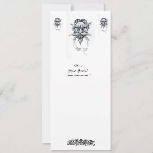 TAROT/ANTIEK GROTESQUE FANTASY Black White Kaart (Achterkant)