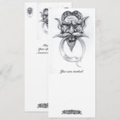 TAROT/ANTIEK GROTESQUE FANTASY Black White Kaart (Voorkant / Achterkant)