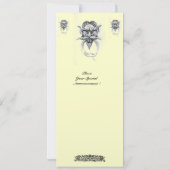 TAROT/ANTIEK GROTESQUE FANTASY Black White Pearl Kaart (Achterkant)