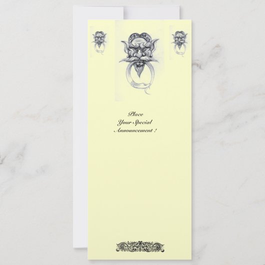 TAROT/ANTIEK GROTESQUE FANTASY Black White Pearl Kaart (Achterkant)