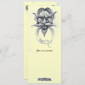 TAROT/ANTIEK GROTESQUE FANTASY Black White Pearl Kaart (Voorkant / Achterkant)