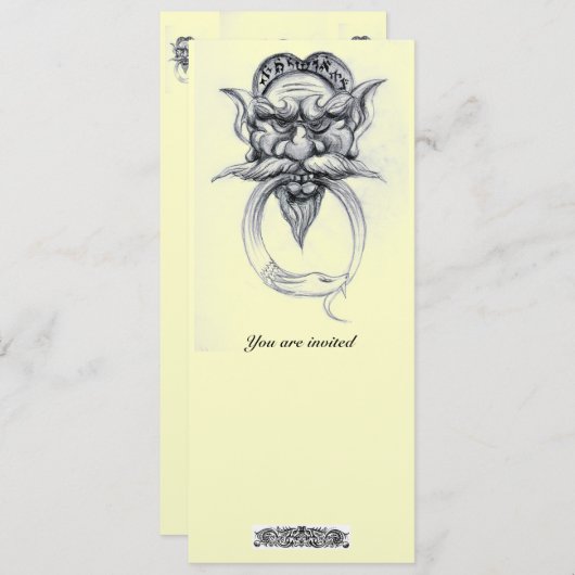 TAROT/ANTIEK GROTESQUE FANTASY Black White Pearl Kaart (Voorkant / Achterkant)