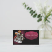 Tarot, astrologie, astroloog visitekaartje (Staand voorkant)